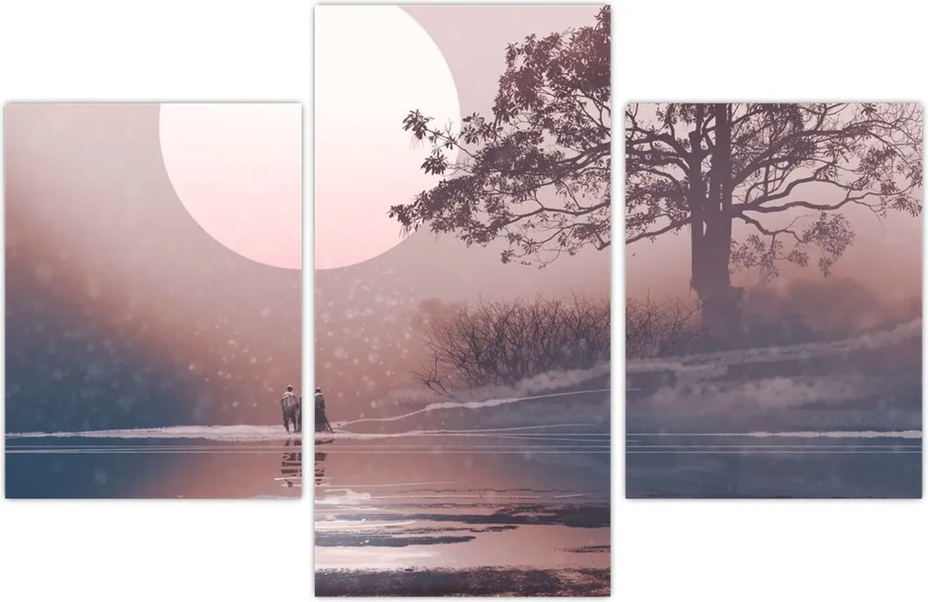 Tablou Perechea îndrăgostită (90x60 cm)