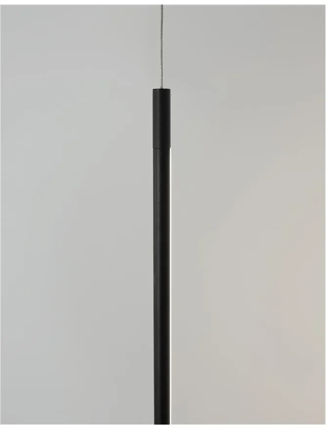 Lampa LED podea incastrabila in tavan design modern deosebit ELETTRA negru