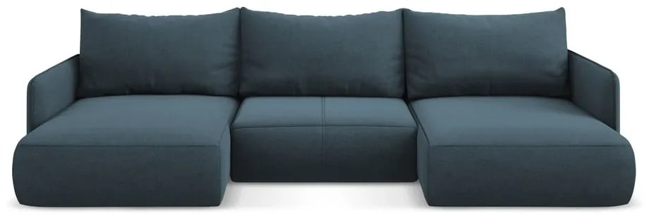 Colțar albastru extensibil/cu spațiu de depozitare Nanea – Makamii