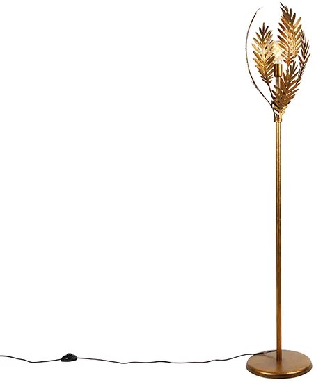 Lampă de podea vintage aurie 70 cm - Botanica