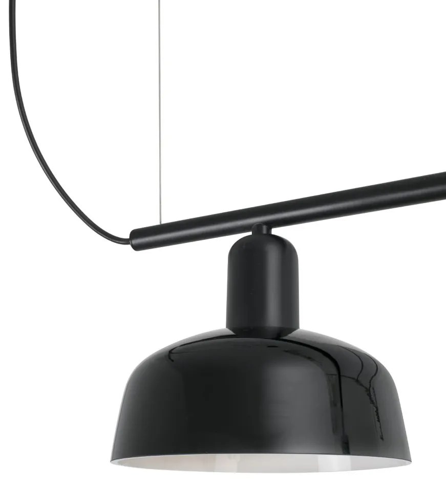 Lustra suspendata design modern TATAWIN negru
