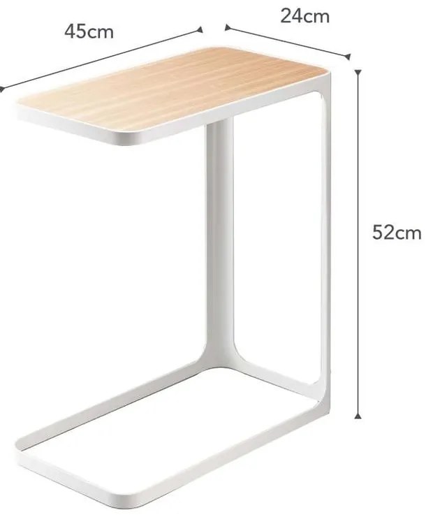 Măsuță YAMAZAKI Frame, alb