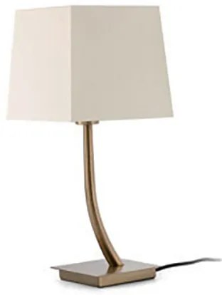 Veioza / Lampa de masa eleganta design clasic REM auriu/alb