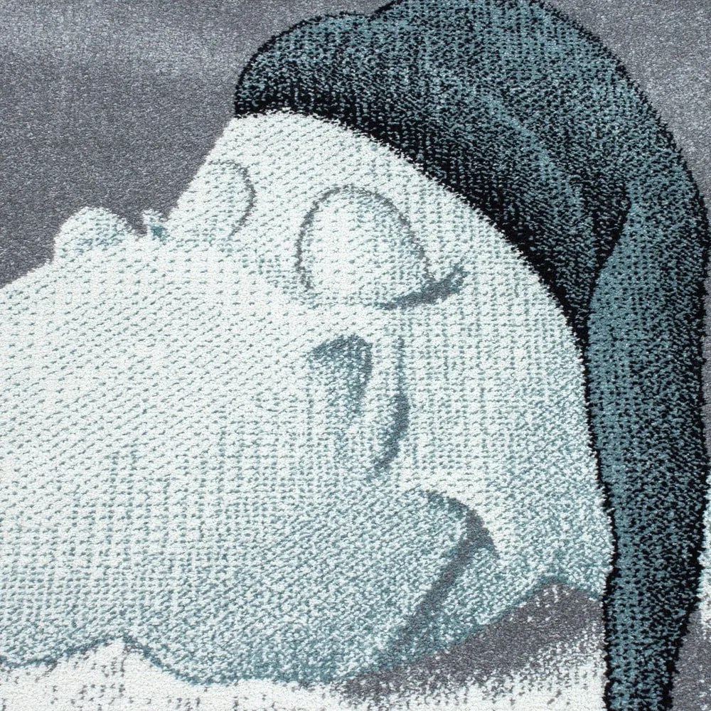 Covor pentru copii albastru/gri 120x170 cm Bambi – Ayyildiz Carpets