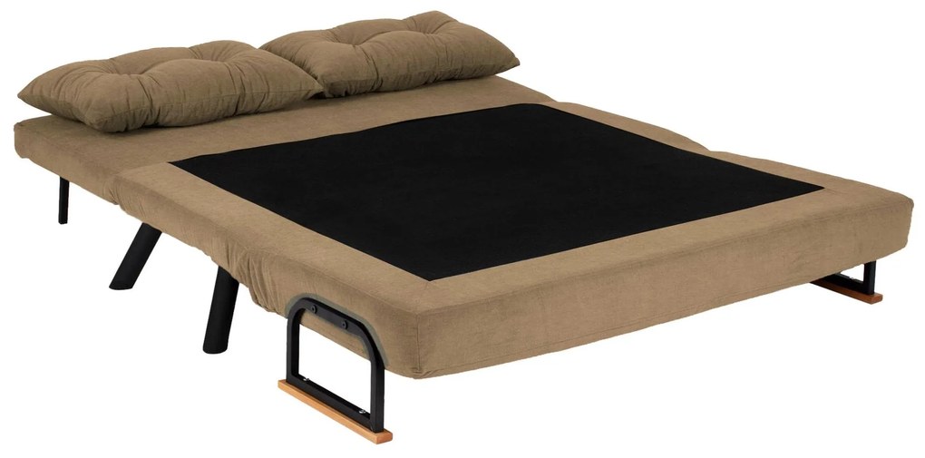 Canapea futon Sandy (maro deschis). 1101767