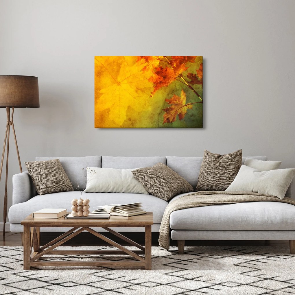 Tablou - Frunze de toamnă (90x60 cm)