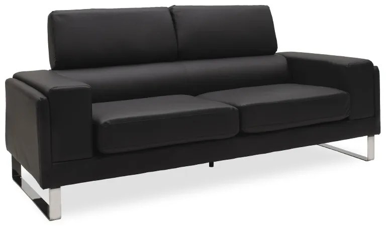 Set 2 canapele cu 2 locuri Shea Pako World Negru 198x80x87 cm