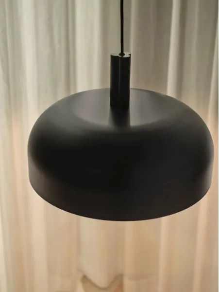 Nordlux - Pendul pe cablu SANDRO, 1xE27/15W/230V, Ø 40 cm, negru