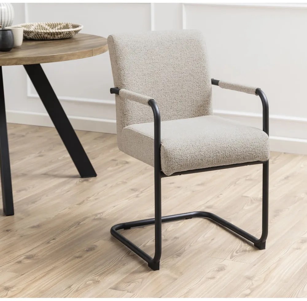 Scaune de sufragerie bej 2 buc. Adele - Actona