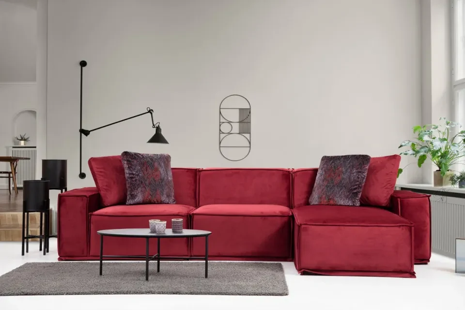 Coltar Lego Corner 9 ( L1-O1-Chl), Burgundy