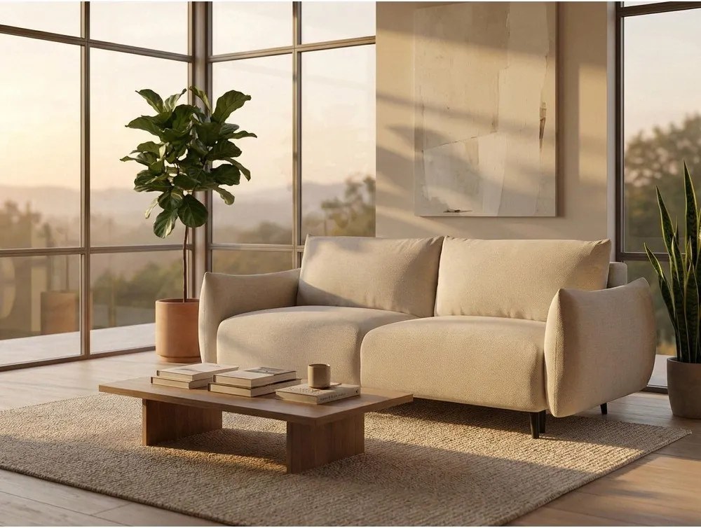 Canapea roz 230 cm Malie – Makamii