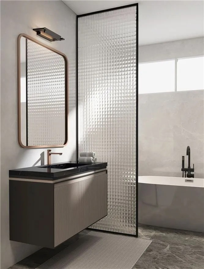 Aplica de perete LED baie IP44 LIVO negru