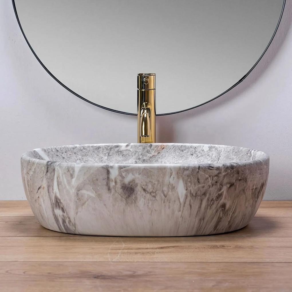 Lavoar Lara ceramica sanitara Stone– 48,5 cm