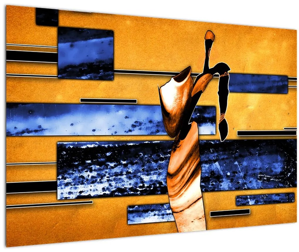 Tablou picturii abstracte (90x60 cm)