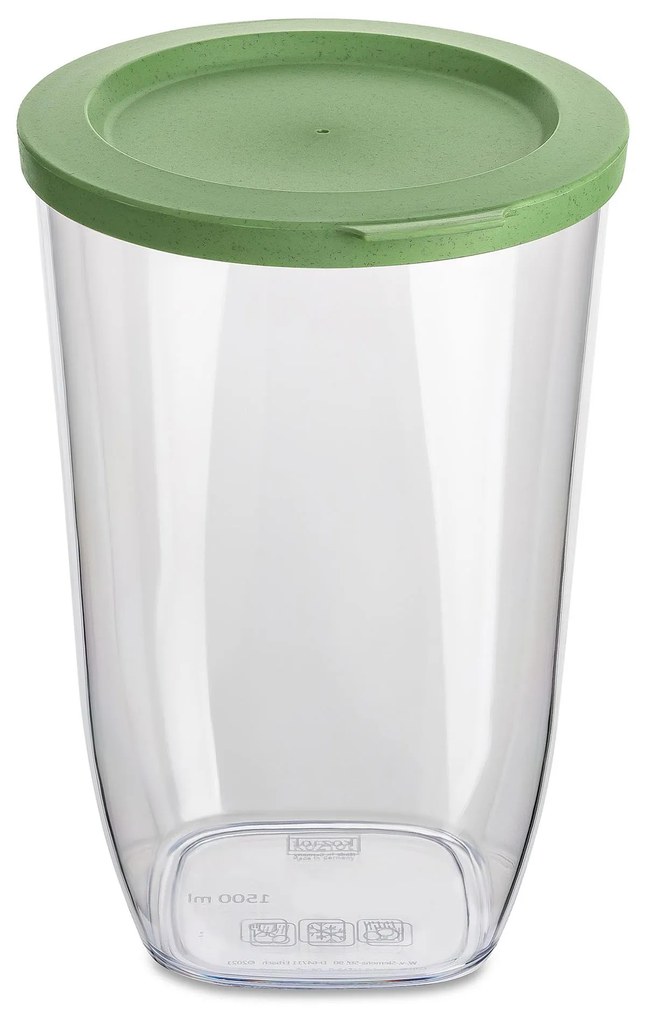 Recipient din plastic CONNECT pentru alimente vrac, ermetic, 1500 ml, KOZIOL