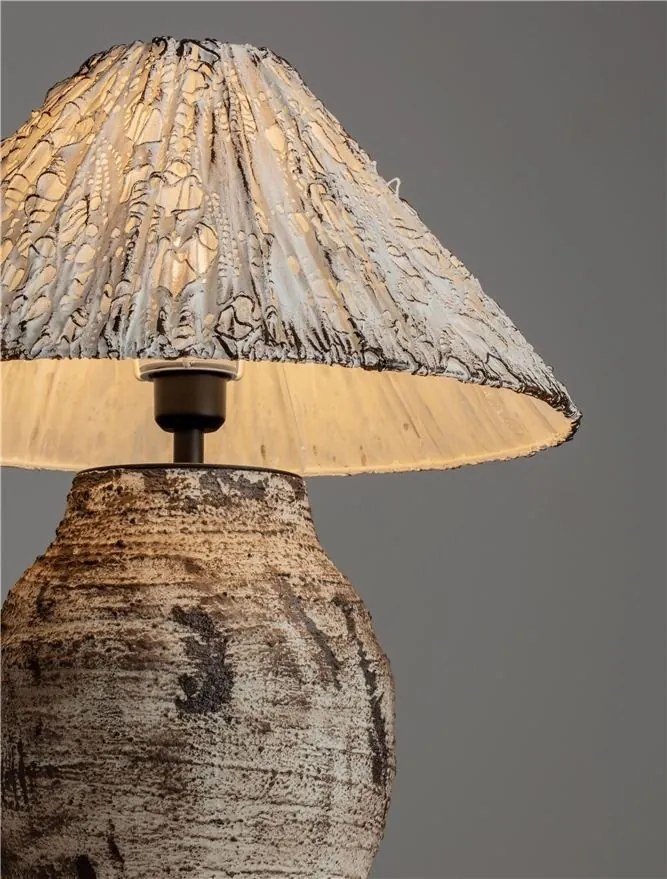 Veioza din ceramica lucrata manual WABI