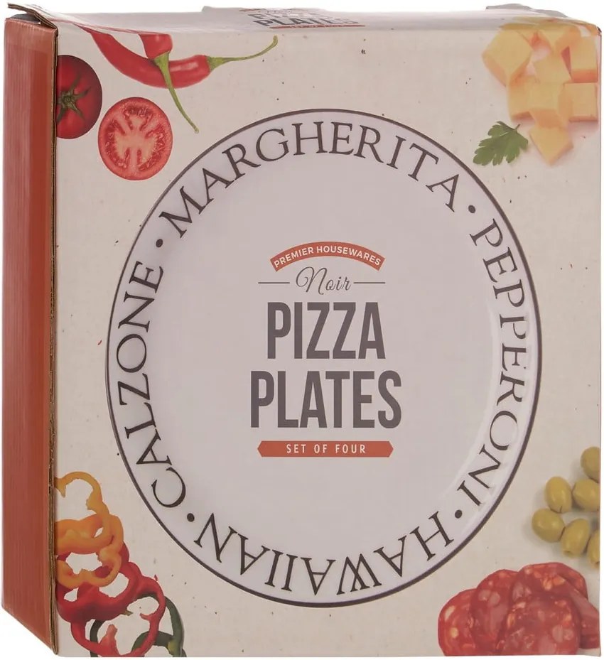 Set 4 farfurii pentru pizza Premier Housewares