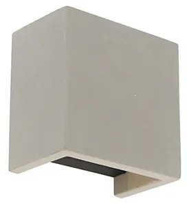 Lampă de perete inteligentă din beton cu efect de lumină, incluzând Zigbee G9 - Meave