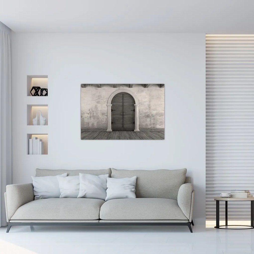 Tablou - Ușa misterioasă (90x60 cm)