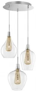 Suspensie moderna 3 becuri G9 Filo 1500202803 Nova Luce