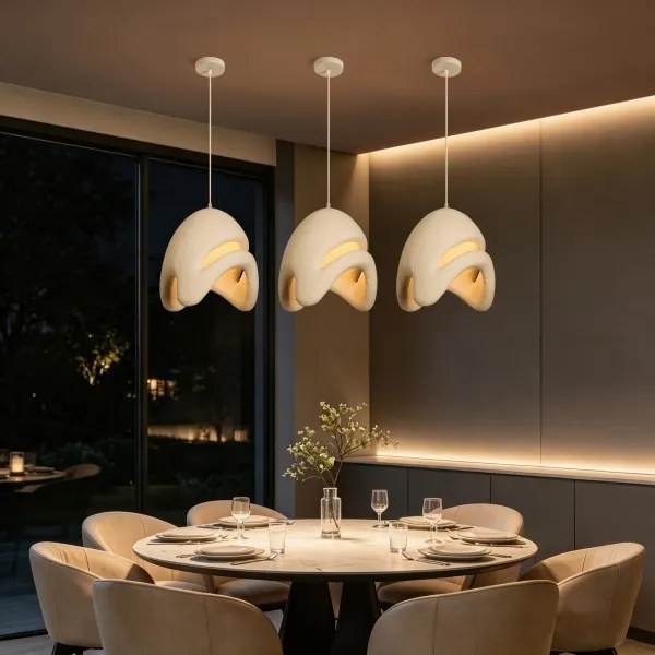BRILAGI - Lustră pe cablu WABI SABI 1xE27/60W/230V Ø 35 cm albă