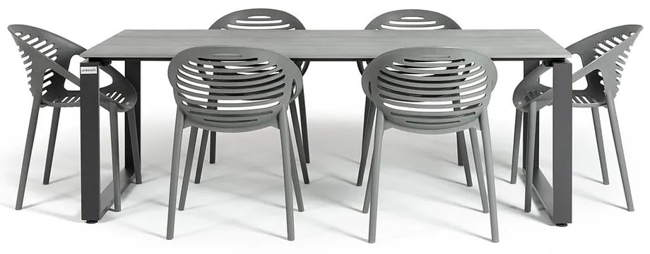 Set mobilier de grădină cu 6 scaune Le Bonom Joanna Strong