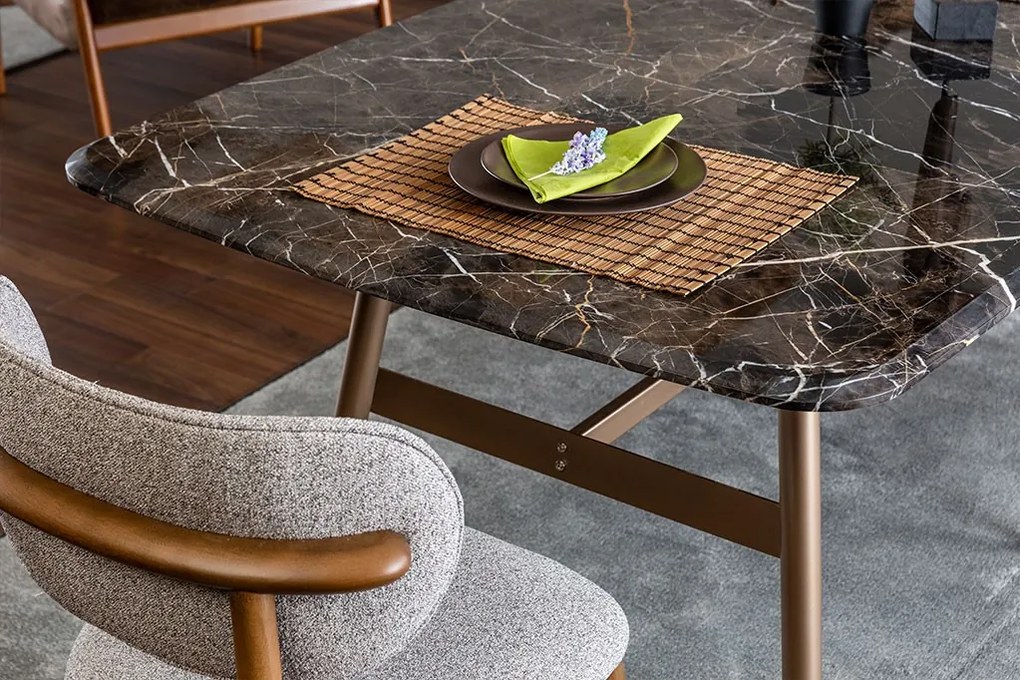 Set de 6 scaune tapitate pentru dining - picasso