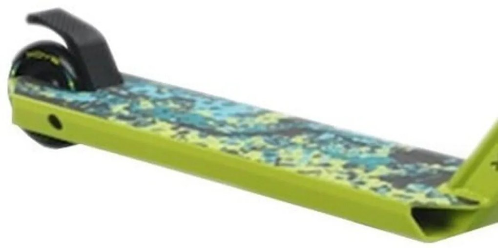 Trotineta Freestyle NOVOKIDS™ Iguana Special edition, maxim 100 kg, Frana picior, Cadru si roti aluminiu, Diametru roata 100 mm, Verde