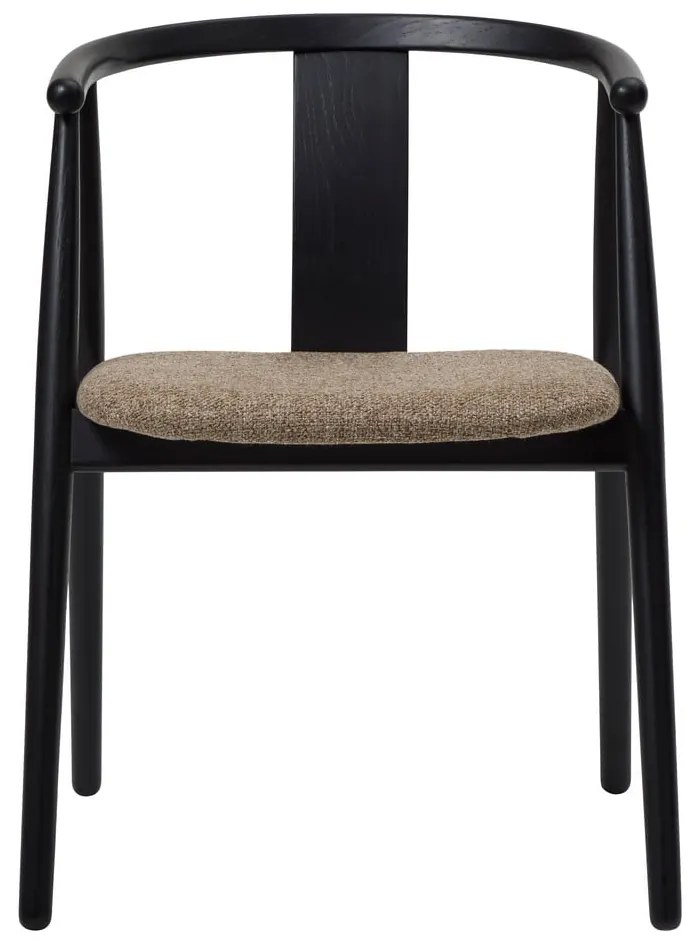 Scaun de dining negru/bej Relate – Unique Furniture