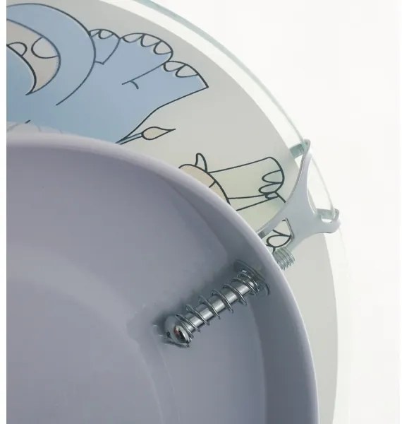 Globo 40607 - Plafonieră copii KIDDY 2xE27ILLU/60W/230V