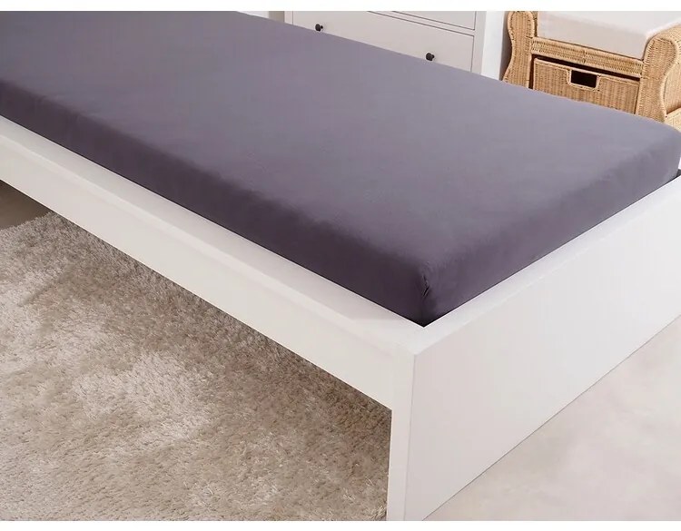 Cearșaf de jersey 4Home Ideal antracit , 70 x 140cm, 70 x 140 cm