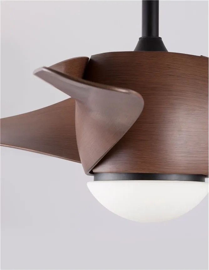 Lustra LED cu ventilator si telecomanda design modern Breeze NVL-5267611