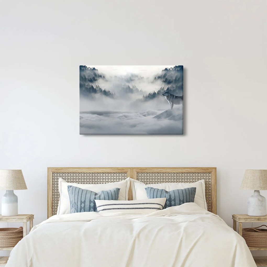 Tablou cu lupi (90x60 cm)