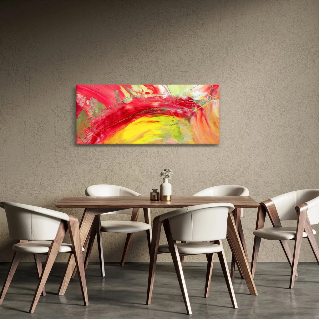 Tablou cu abstracție - pictura (120x50 cm)