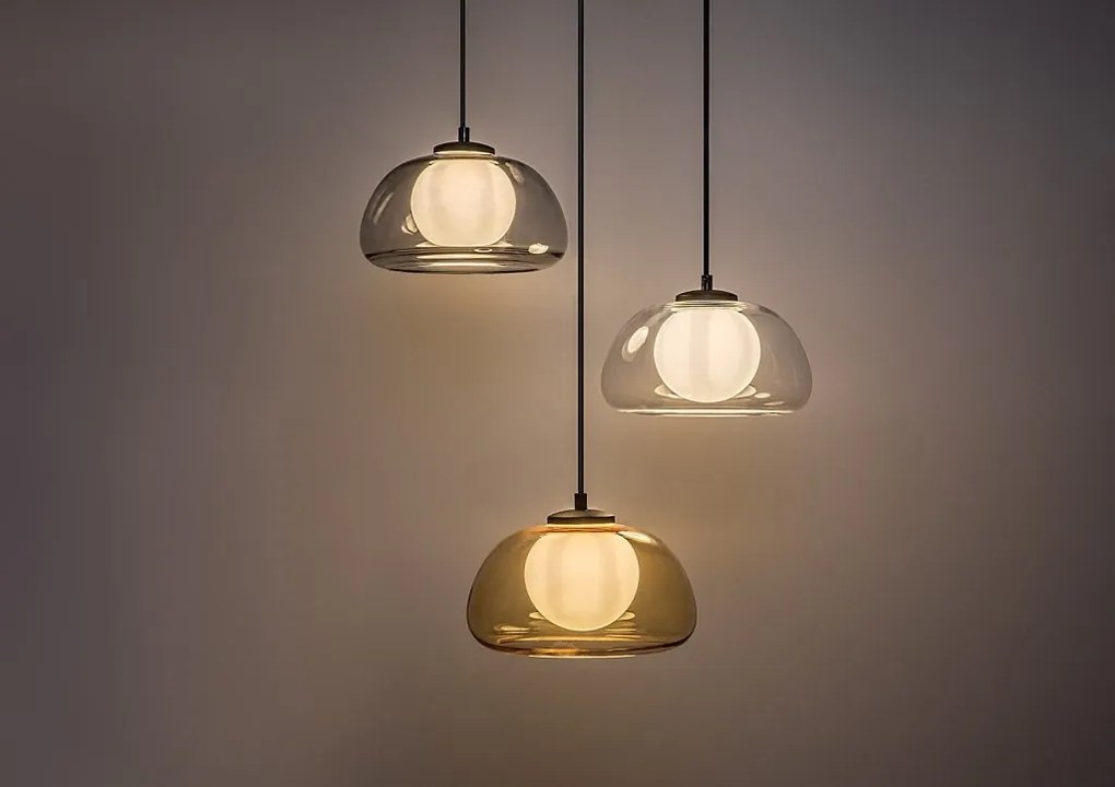 Lustra suspendata sticla multicolor Elowen 3L