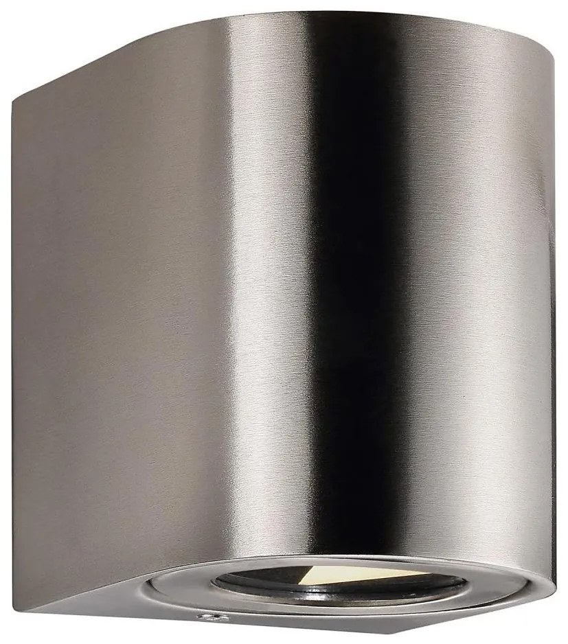 Nordlux - Aplică de perete LED pentru exterior CANTO, 2xLED/6W/230V, IP44, inox