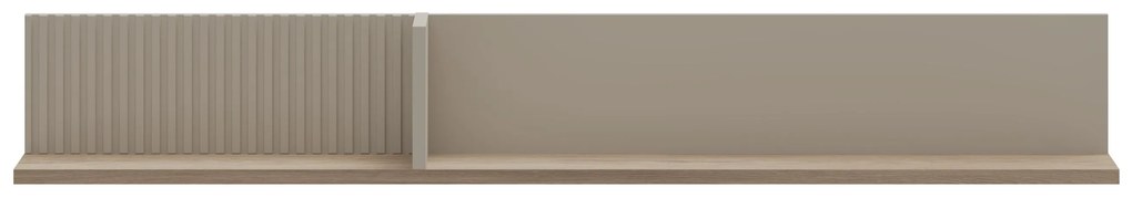 Raft de perete Demandaron (taupe + stejar silverjack). 1116810