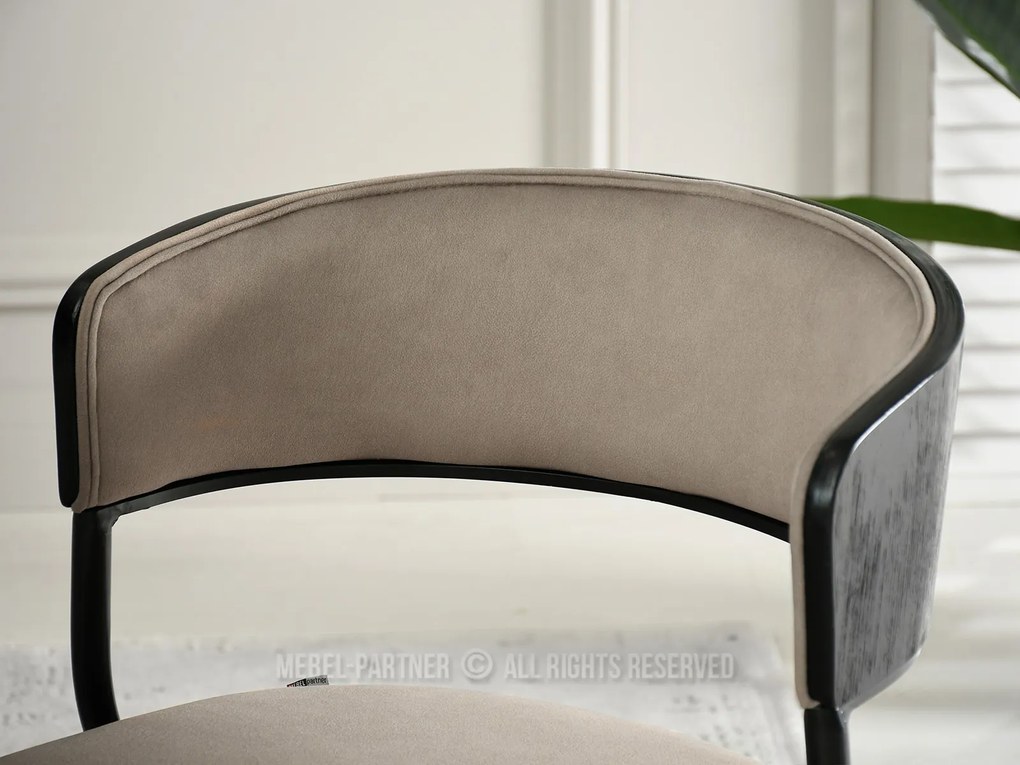 Scaun Marta K (bej + negru). Promo -11%. 1111147