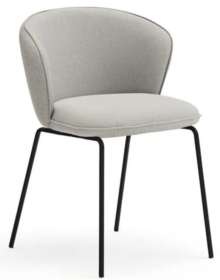 Set de scaune de sufragerie gri deschis 2 buc. tapițat Add – Teulat