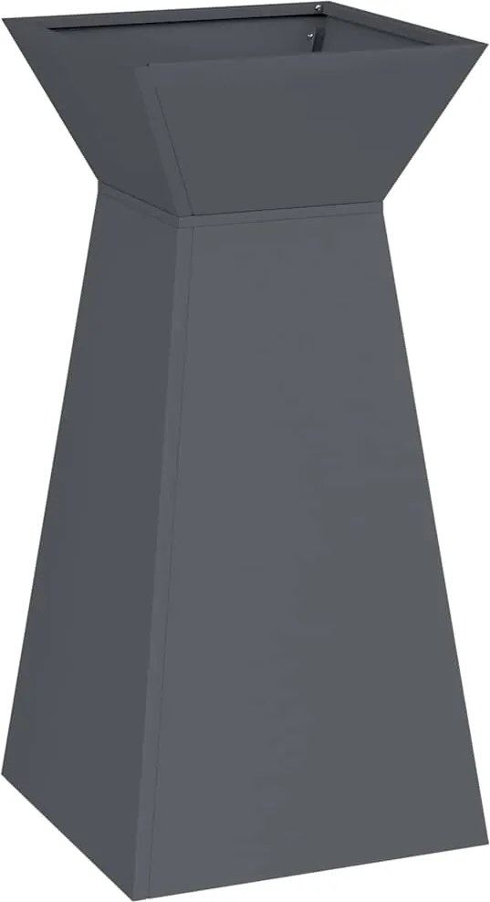 vidaXL Vază pe pilon Antracit 35 x 35 x 73 cm