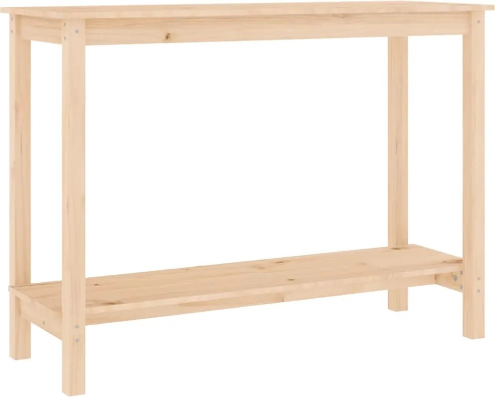 vidaXL Masă consolă, 110x40x80 cm, lemn masiv de pin