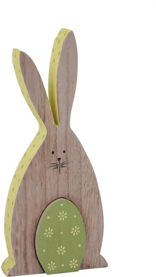 Decorațiune de agățat din lemn Ego Dekor Bunny, 9,5 x 20 cm