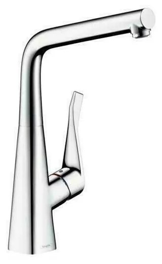 Baterie bucatarie Hansgrohe Metris M71 inox 1 functie