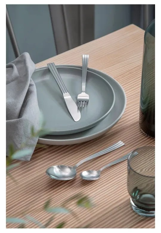 Tacâmuri argintii din oțel inoxidabil 16 buc. Thebe – Gense