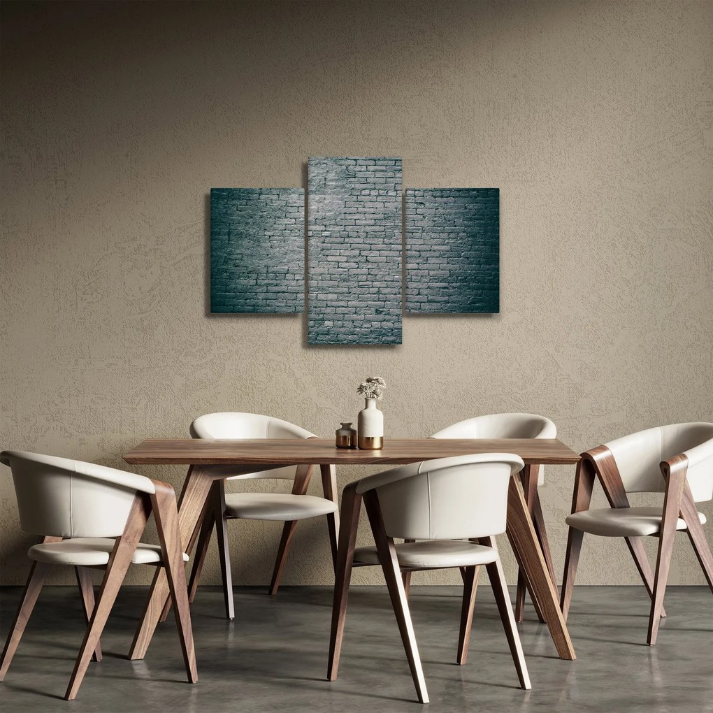 Tabloul cu perete din cărămidă (90x60 cm)