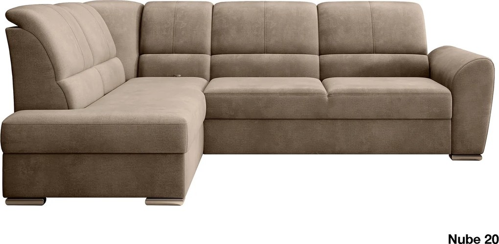 Colțar lemn masiv Extensibil Samara 270x186cm Ladă Depozitare Personalizabil - Loco 04, Dreapta