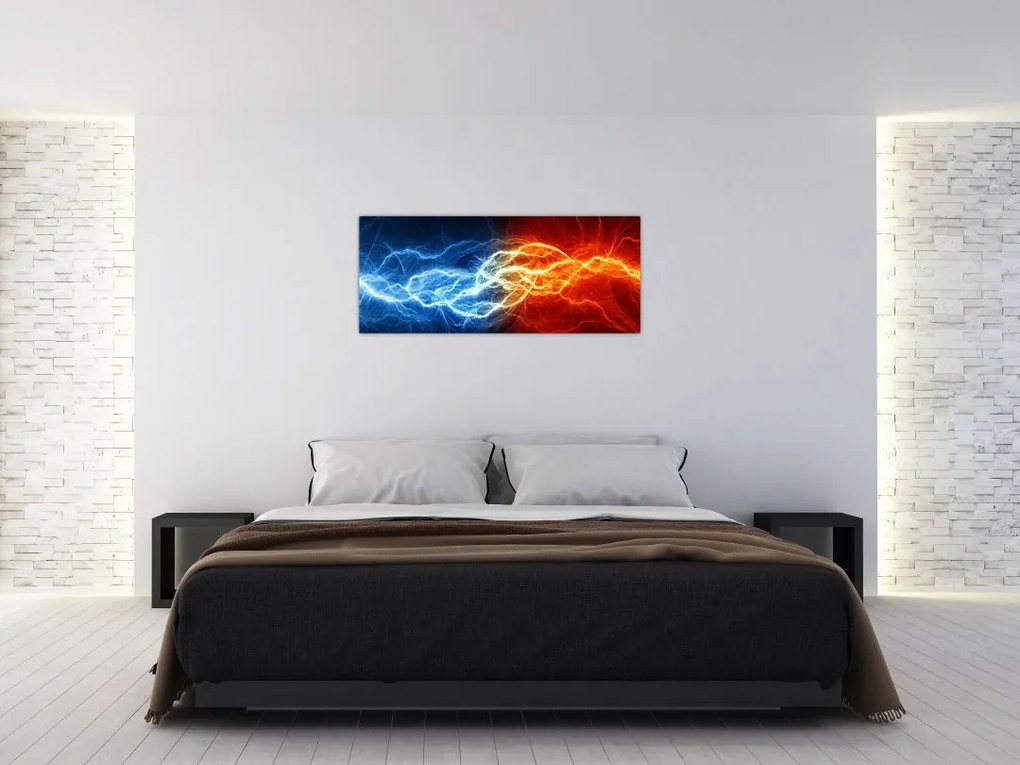 Tablou cu tensiunea de curent (120x50 cm)