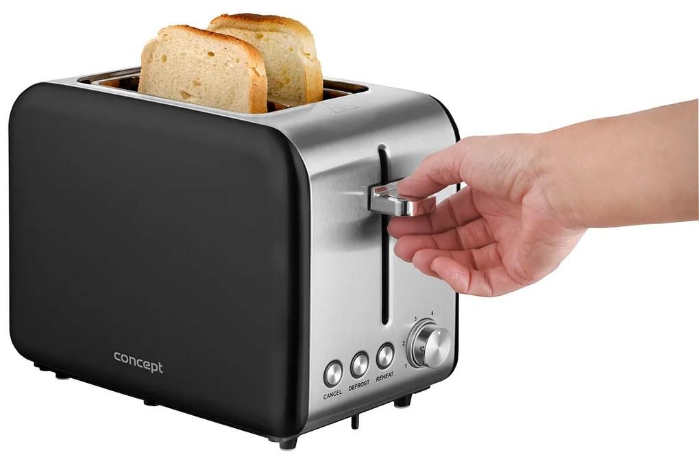 Toaster Concept TE2052, negru