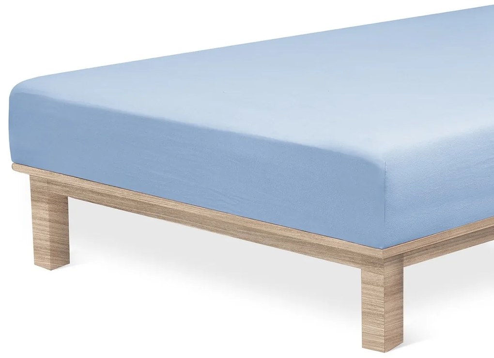 4Home jersey sheet Luxury blue , 180 x 200 cm, 180 x 200 cm
