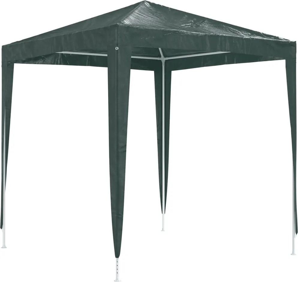 vidaXL Cort de petrecere profesional, verde, 2 x 2 m